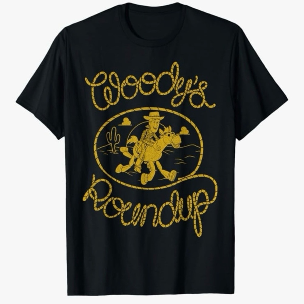 Woody's Roundup Black T-Shirt